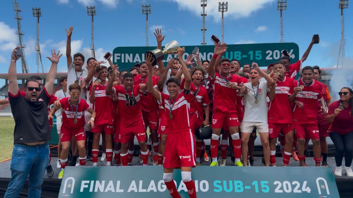 CRB conquista campeonato alagoano Sub-15