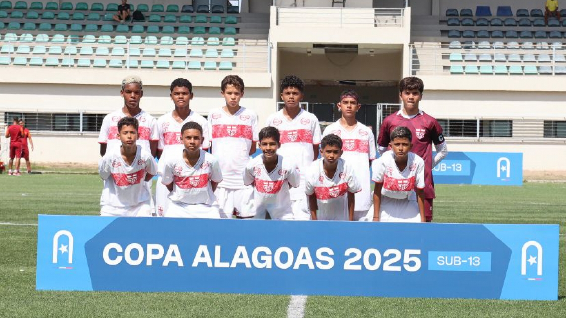 CRB Sub-13 enfrenta Dimensão Saúde na semifinal da Copa Alagoas