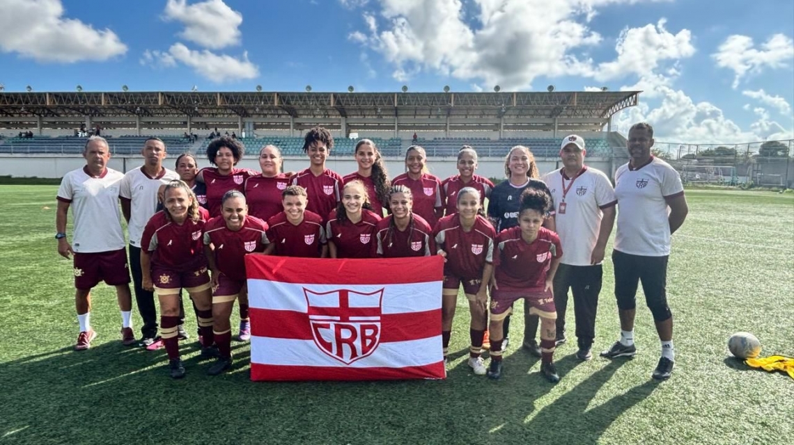 CRB feminino goleia Coruripe por 6x0  na 2ª rodada do Alagoano