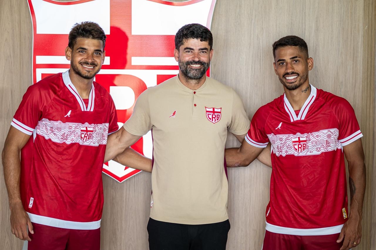 Hereda e João Neto são apresentados oficialmente pelo CRB