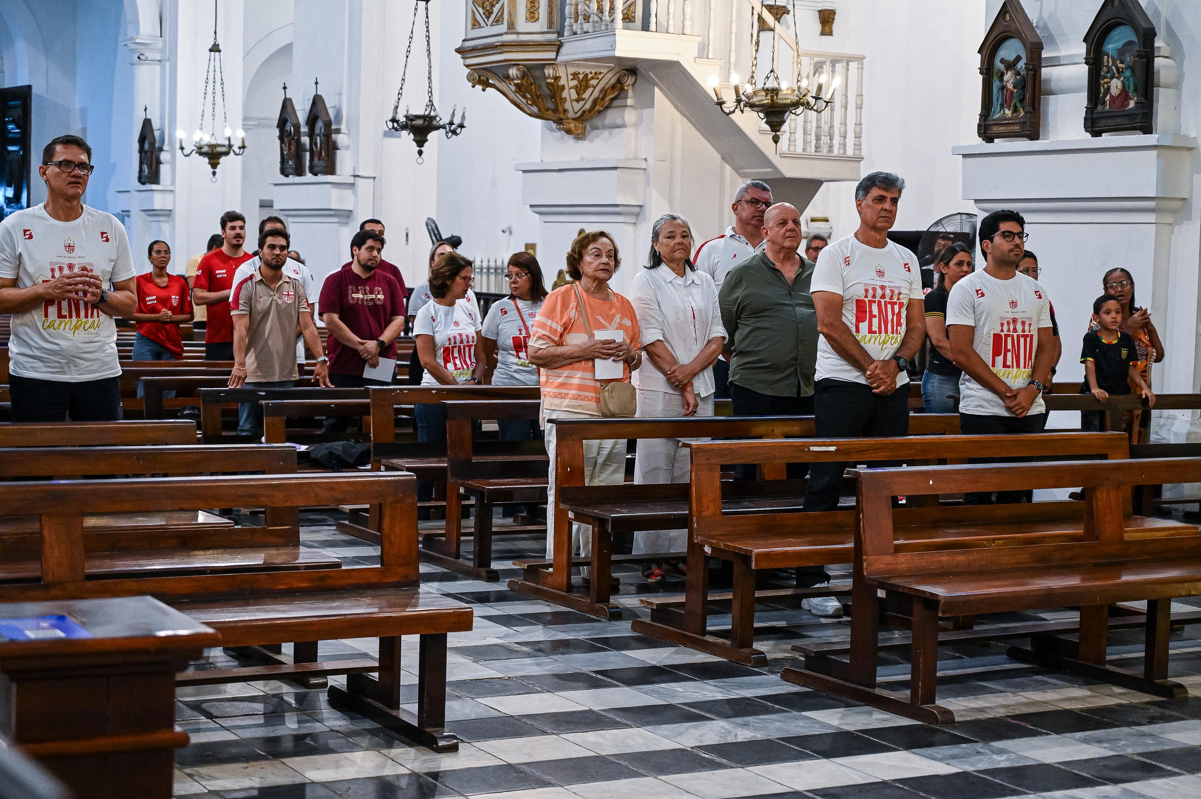 CRB realiza missa em ação de graças pelo pentacampeonato alagoano