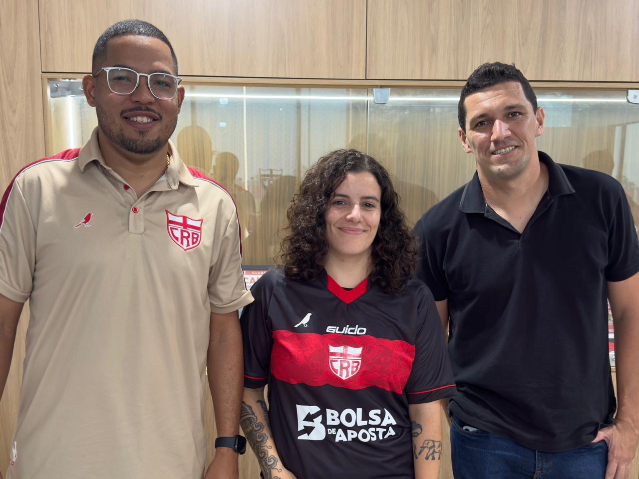 Patrocinador master do CRB, Bolsa de Aposta conhece o CT Ninho do Galo em visita a Maceió