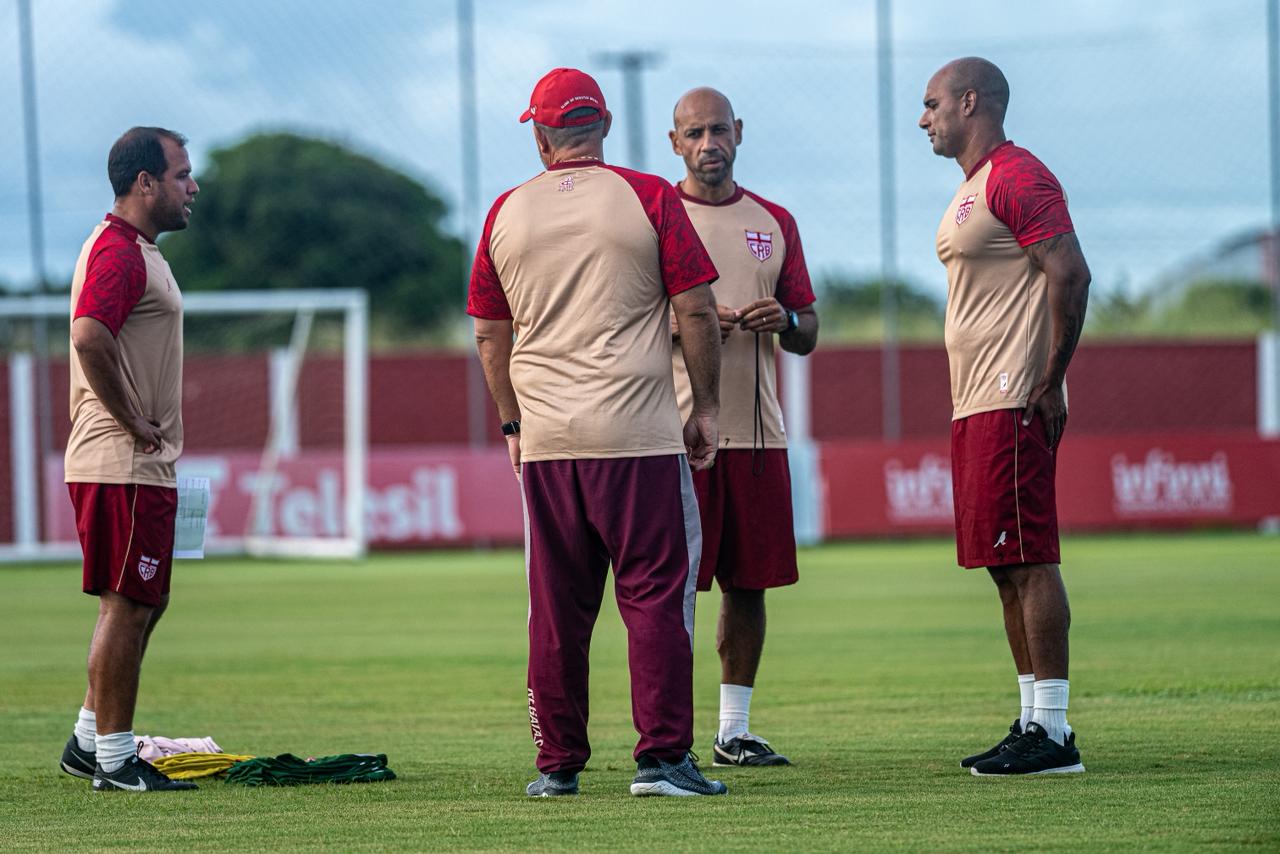 No CT Ninho do Galo, CRB inicia preparação para enfrentar o Sport pela Série B